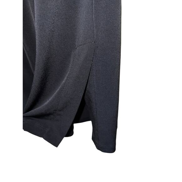 Susan Graver Black Cropped Pants with Side Slits - Picture 5 of 11